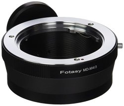 Fotasy Ammdt Minolta Md Mc Mount Lens To Micro 4 3 System Camera Mount Adapter And Tripod Mount
