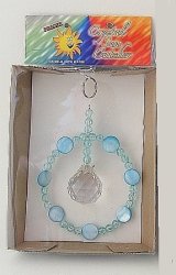 Handcrafted Blue Crystal Sun Catcher