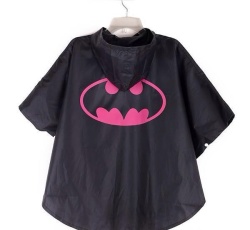 Superhero Bat Rain Coat Poncho
