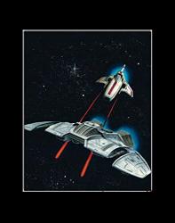 Battlestar Galactica Fine Art Print