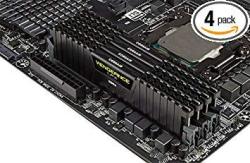 Corsair Vengeance Lpx 32GB 4 X 8GB DDR4 3200 PC4-25600 C16 Desktop Memory For Amd Threadripper - Black CMK32GX4M4Z3200C16