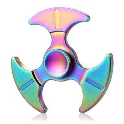 Colorful Tri Blade Battle Axe Edc Fidget Spinner