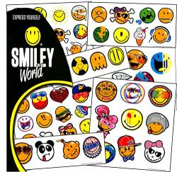 Sandy Lion Smiley Tattoos - 75 Assorted Smiley World Temporary Tattoos