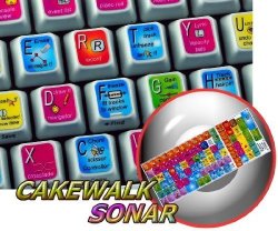New Cakewalk Sonar Keyboard Sticker