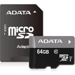 Adata Premier Microsdxc sdhc Uhs-i Memory Card CLASS10 64GB