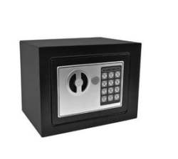 Portable Electronic Code Digital Safe Lock Box With Emergency Keys 35X25X 25CM