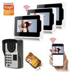 Ennio 701FD13 7INCH Fingerprint Passlock Wired Wireless Wifi Rfid Password Video