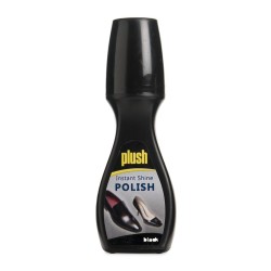 Plush Instant Shine Black Polish 75ml