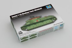 - 1 72 - Soviet T-28 Medium Tank -welded Turret Plastic Model Kit