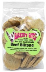 Barkery Bites - Wheat-free Biscuits - Beef Biltong 150G