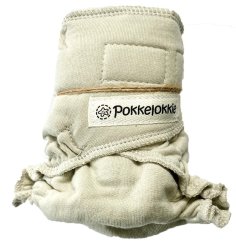 Oatmeal Fitted Cloth Diaper - S
