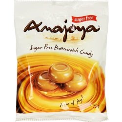 Amajoya Sugar Free Butterscotch Candy 75G