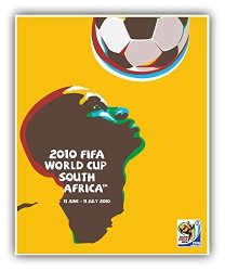 2010 Fifa World Cup Soccer Football Art Decor Vinyl Sticker 4" X 5"