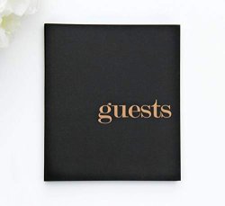 Modern Notebooks Photo Guest Book For Wedding Guest Book 8.5X7 Black Guest Book Black Pages Guestbook Poloroid Guest Book Alternatives Wedding Guestbook Photo Booth Props Wedding