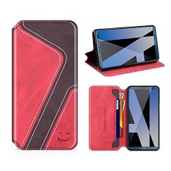 Smiley Huawei Mate 10 Pro Wallet Case Mobesv Huawei Mate 10 Pro Leather Case phone Flip Book Cover viewing Stand card Holder For Huawei Mate 10 Pro