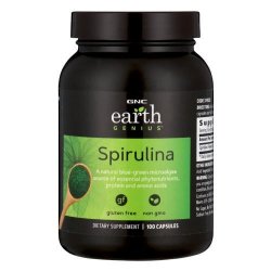 GNC Earth Genius Spirulina Capsules 100 Capsules