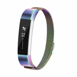 Killer Deals Stainless Steel Milanese Strap For Fitbit Alta Rainbow - Strap Only Watch Excluded