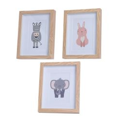 Wooden Picture Frames - Set Of 3