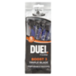 Duel Triple Blade Disposable Razors 5 Pack