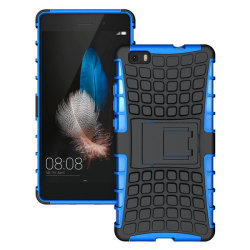 Durable Silicone + Pc 2 In 1 Case Cover Stand For Huawei P8 Lite