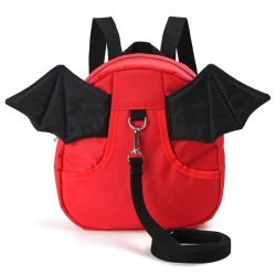Kids Bags With Toddler Anti Lost Strap Safety Harness Children Schoolbag Angel Demon Backpack