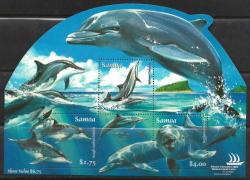 Samoa Mnh 2005 Expo Ms - Dolphins Face = R37 - Lovely Ms