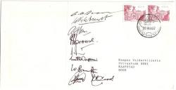 South Africa 1982 Cape Artillary Cover Signed