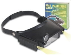 Illuminated Visor Magnifier