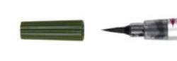 Watercolour Brush Pen - Olive Green - Soft Brush Tip