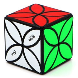 Cuberspeed Qiyi 4 Leaf Clover Cube Black Speed Cube Qiyi Mofangge Clover Cube