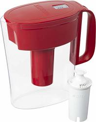 Brita Standard Metro Water Filter Pitcher Small 5 Cup 1 Count Red