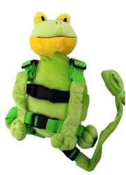 - Plush Backpack Harness - Froggy