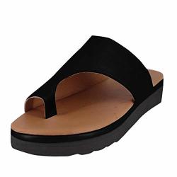 New 2019 Women Comfy Platform Sandal Shoes Summer Beach Travel Shoes Fashion Sandals Comfortable Ladies Shoes Roman Slippers Peep Toe Sandals 7 Black