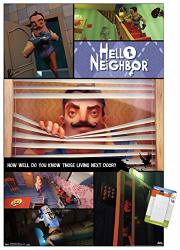 Trends International Hello Neighbor-collage Mount Wall Poster 22.375" X 34" Poster & Mount Bundle