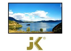 Jk Thin Fixed Frame Screen Grey Fabric 133" 16:9 Aspect Ratio - JK-F9 133TFG