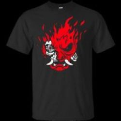 Cyberpunk 2077 Samurai Logo Mens T-Shirt Black