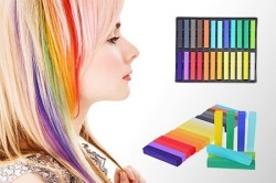 Temporary Hair Colour Chalk - Twenty-four Piece Set