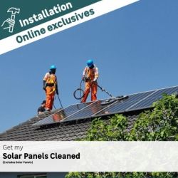 Cleaning - Domestic Solar Panel Cleaning 10 Panels Or Less