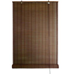 Outdoor Roll Up Blind Inspire Bamboo Wenge 120X300CM