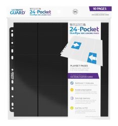 24-POCKET Quadrow Pages Side-loading Black 10