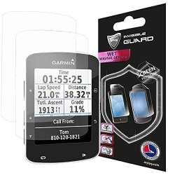 For Garmin Edge 520 2 Units Screen Atnti Buble Protector Skin Shield Ultra Clear + Lifetime Replacements