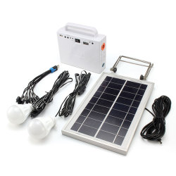 7w 9v Portable Solar Power Lighting System Kit Indoor outdoor Lighting System