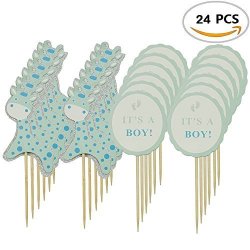 Deals On Proparty Blue Giraffe It Is A Boy Baby Shower Cake