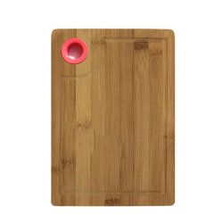 Cutting Board - Bamboo Red Ring 38 X 28C