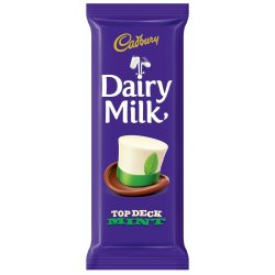 CADBURY - Dairy Milk Top Deck With Mint Chocolate Slab 80G