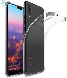 Huawei P20 Case "not For Huawei P20 Plus" Suensan Tpu Shock Absorption Technology Raised Bezels Protective Case Cover For Huawei P20 5.9 Inch Tpu Clear