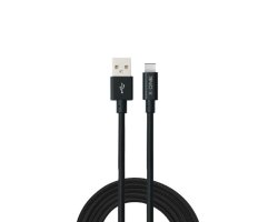 X-One Ultra Durable USB Type-C 1.5m Charging Cable in Black