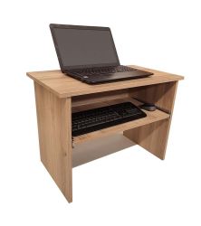 Glasgow Posture Laptop screen Stand With Pull Out For Keyboards - Sahara