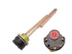 Misol 3000W G1.25" Bsp DN32 220V Electrical Immersion Element Booster With Thermostat Booster For Water Heater