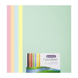 Marlin Project Boards A2 160GSM 100'S Pastel Assorted